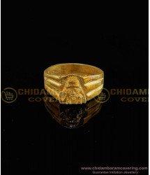 RNG039 - Pure Impon Men Sai Baba Ring Models Natural Color Daily Wear Jewellery