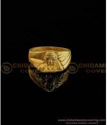 RNG041 - Panchaloha Daily Use Sai Baba Ring Buy Artificial Jewellery Online