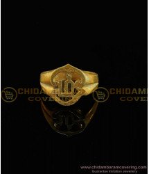 RNG043 - Impon Regular Use 5 Metal Tamil Om Ring Panchalogam Mothiram for Men 