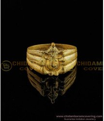 RNG046 - Panchaloham Vinayaka Ring Models Lord Genesha Finger Ring Natural Color 5Metal Ring Collections