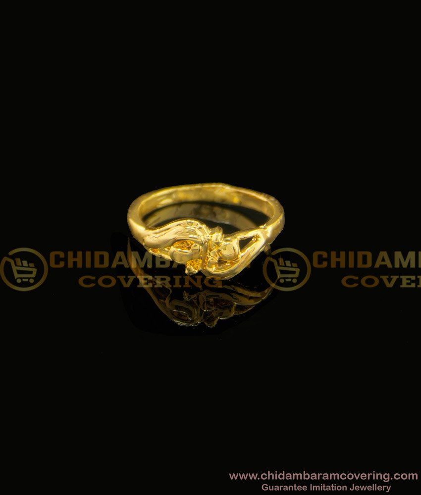 RNG094 - Pure Impon Real Gold Design Casting Ladies Ring Design Online 