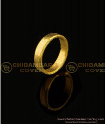 RNG101 - Impon Gold Plated Plain Gold Ring Design Engagement Ring for Girl