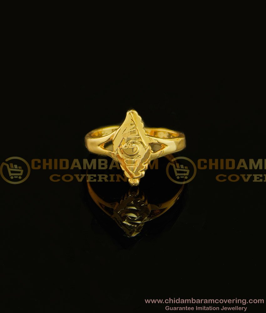 RNG103 - Impon Real Gold Design Casting Ring Gold Design Best Price Online India