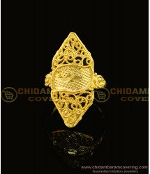 RNG108 - Bridal Wear Gold Ring Design Gold Plated Fashion Ring Online 