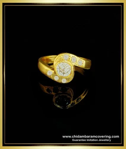 22 Karat Gold Gem Stone Ring - RiLp24172 - US$ 1,945 - 22 Karat gold fancy  ring with yellow sapphire studded on it. The yellow sapphire looks white in  colo