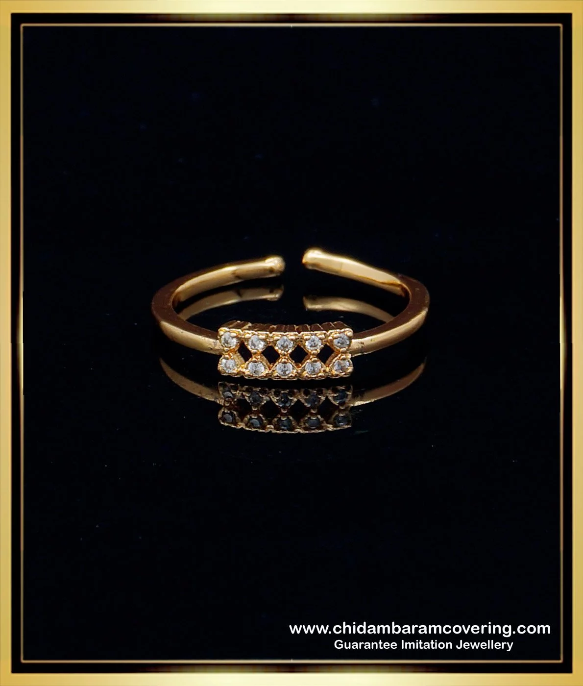 Buy online Gold Metal Finger Ring from fashion jewellery for Women by  Karatcart for ₹1399 at 50% off | 2024 Limeroad.com