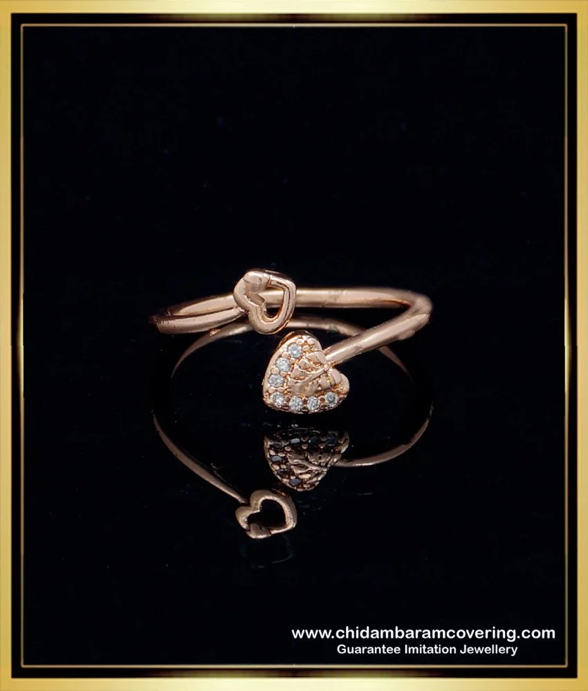 Round Women's Leaf Design 14k Gold Diamond Ring For Ladies, Weight: 2.01gm  at Rs 12600 in Surat