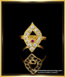 RNG195 - Gold Design Daily Wear 1 Gram Gold Plated Original Five Metal Finger Ring