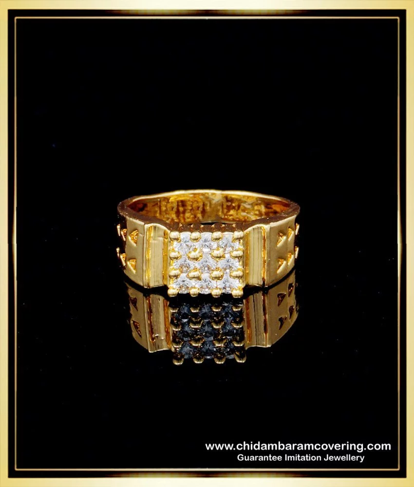 Rhys - 14k Yellow Gold 0.06 Carat Natural Diamond Mens Ring @$2825 |  Gabriel & Co.