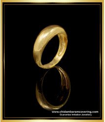 RNG214 - Impon Gold Plated Simple Daily Wear Plain Gold Casting Ring Design Online