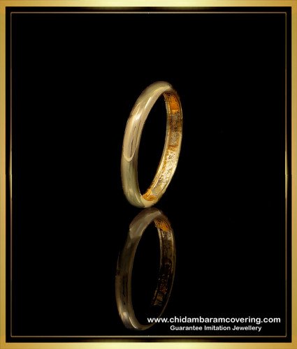 RNG217 - Simple Design Daily Use Plain Finger Ring One Gram Gold Plated Jewellery Online