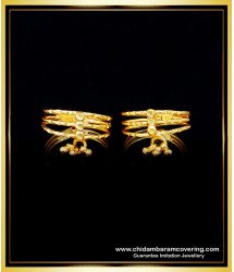 RNG225 - Traditional Toe Ring Daily Use Gold Design Adjustable Metti |Bichiya Design Online