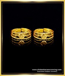 RNG228 - Indian Toe Ring Designs Daily Use Adjustable Metti Model Imitation Jewellery 