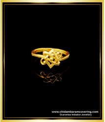RNG232 - Impon Ring Daily Use One Gram Gold Plated Casting Plain Ring Design