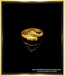 RNG238 - Small Size Original Impon Daily Use Butterfly Design Gold Plain Ring for Kids 