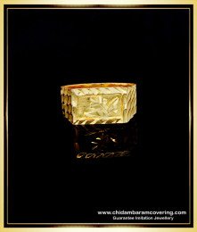 RNG261 - Traditional Gold Design Tv Mothiram Daily Wear Impon Ring Design for Men