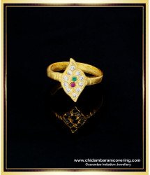 RNG271 - Original Impon Multi Stone Ladies Finger Ring Design Buy Online