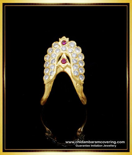 RNG280 - Gold Design First Quality Five Metal Vangi Ring Design for Women 