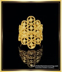 RNG286 - Modern Dubai Gold Jewellery Finger Ring Design for Women