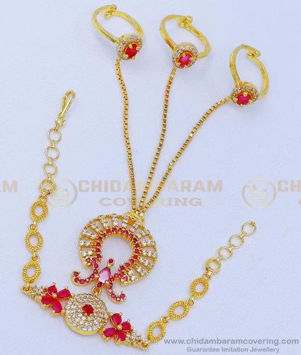 Finger Ring Hand Harness Chain Bracelet Jewellery Designer Wear uk | eBay