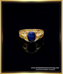 RNG316 - Beautiful Blue Stone Original Impon Finger Ring for Men