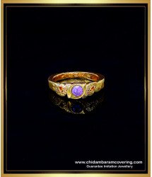RNG318 - Purple Color Stone Original Impon Finger Ring for Women