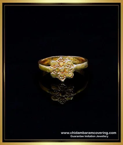Buy 22Kt Stylish Single Stone Gold Ring 94VH5096 Online from Vaibhav  Jewellers