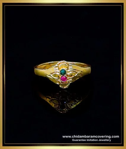 Shop 24k Gold Rings for Girls Online | Parakkat Jewels