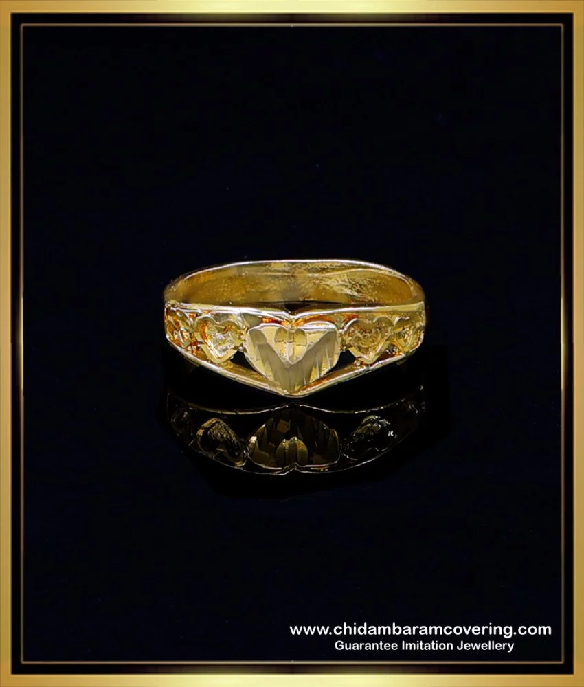 Clara Certified Citrine Sunehla Bold Panchdhatu Ring 9.3cts or 10.25 Ratti  - Fashion Finger Ring - Das Jewellers, Durgapur, WEST BENGAL