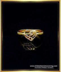 RNG346 - Impon Simple Gold Ring Design Without Stone for Female 