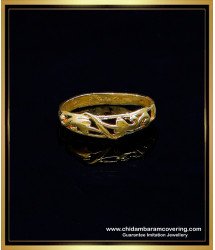 RNG349 - 1 Gram Gold Ladies Casting Ring Design Impon Jewellery 