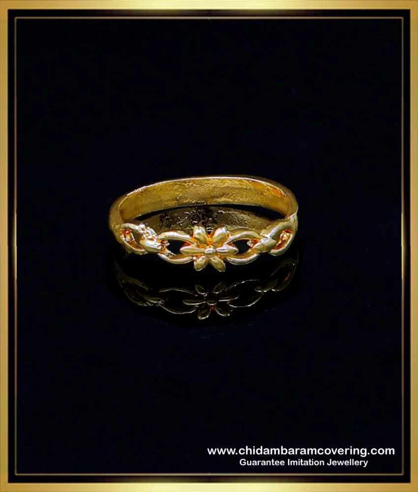 Gold Ring Design For Female Without Stone - South India Jewels | Ring design  for female, Gold ring designs, Man gold bracelet design