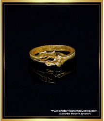 RNG351 - Simple Casting Modern Plain Gold Ring Design for Female 