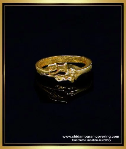 Buy Gold Plated Gold Design Impon Daily Wear Red Stone Ring Online