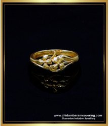 RNG352 - Beautiful Impon Casting Plain Gold Ring Design Buy Online