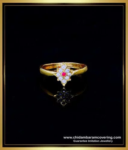 Buy New Model Dubai Jewellery Design Light Weight Adjustable Finger Ring  Online