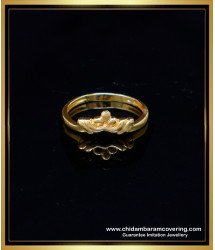 RNG370 - Impon Jewellery Light Weight Gold Ladies Ring Model