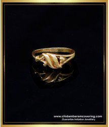 RNG378 - Simple Gold Design Casting Ring Gold Look Impon Jewellery
