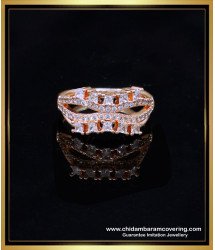 RNG383 - Buy Modern Daily Use White Stone Rose Gold Ring Women