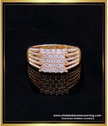 RNG405 - Elegant Diamond Ring Design Rose Gold Jewellery Artificial