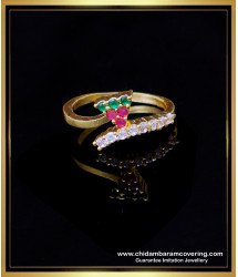 RNG423 - Gold Design Ad Stone Modern Ring Designs for Female