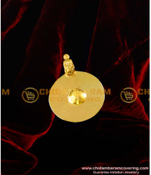 TAL66 - Andhra Plate Bottu Thali Design / Gold Plated Traditional Single Bottu Pustelu Buy Online