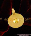 TAL66 - Andhra Plate Bottu Thali Design / Gold Plated Traditional Single Bottu Pustelu Buy Online