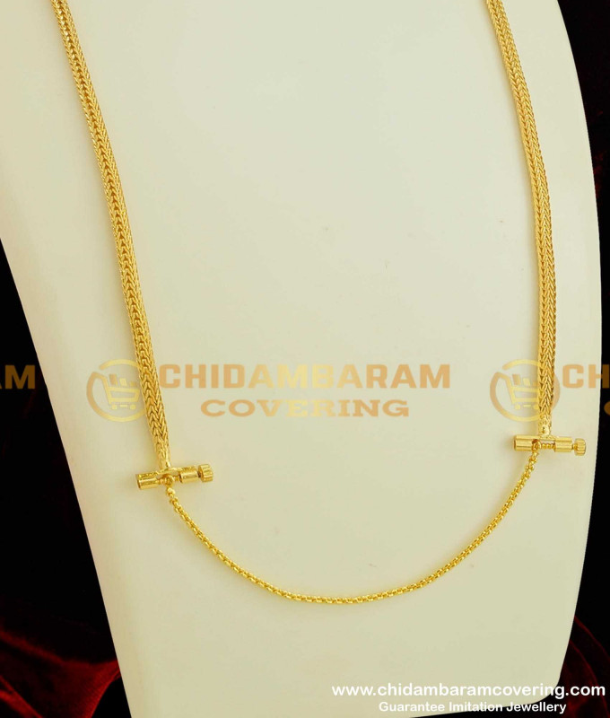 THN22-LG - 30 Inches Long Pinnal Kodi Thali Chain Design with Screw Connector Low Price Online